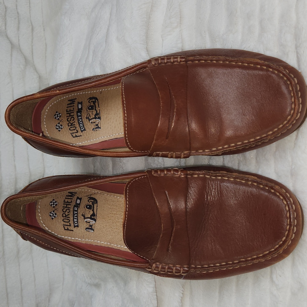 Florsheim Penny Loafer Driver Oval Moc Toe Comfort, Size 9.5 - Picture 3 of 8